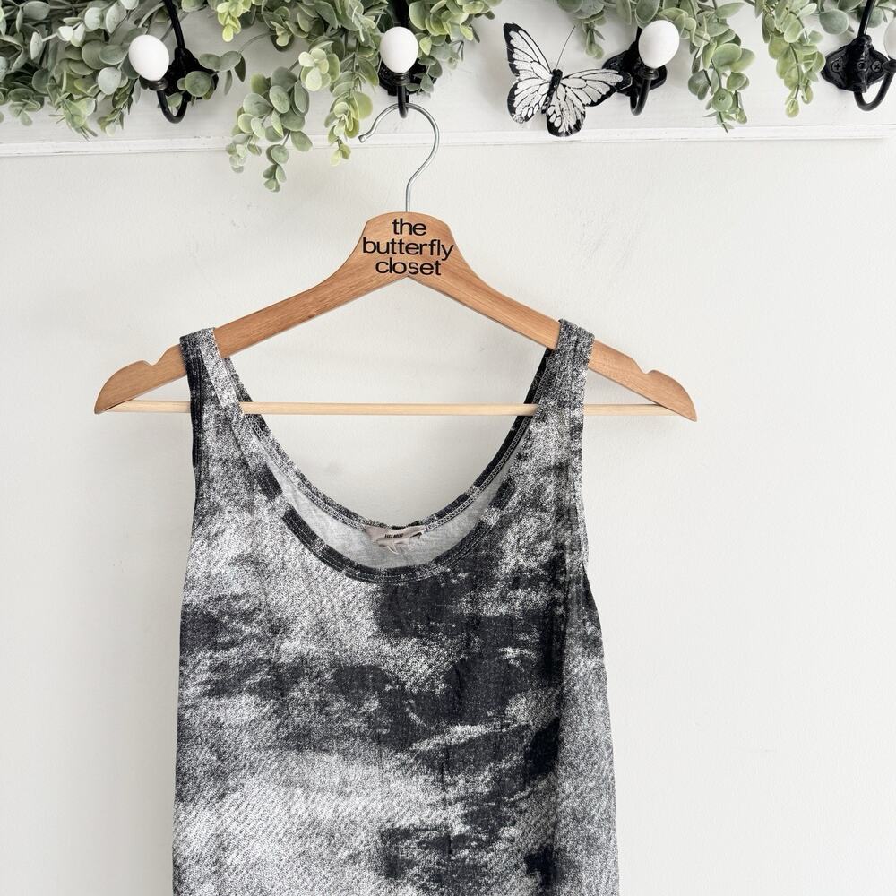 Helmut Smudge Print Grey Modal Tank Top Medium SS503 - Picture 2 of 5